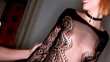 Pelirroja Flaca Wants Piss In Her Throat After Party