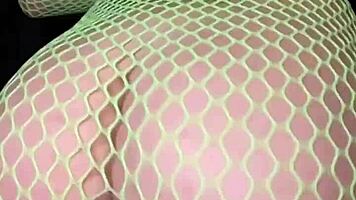 Nadia diamo hot ass fishnet bodysuit twerking slow motion