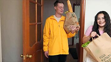 Marta, having hot threesome with young couple?