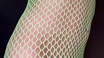 Nadia diamo hot ass fishnet bodysuit twerking slow motion