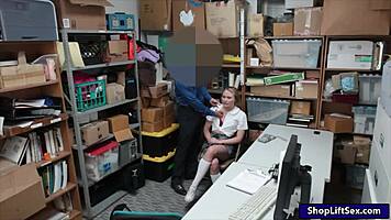 Thief in uniform Alyssa Cole pounded by perv police officer