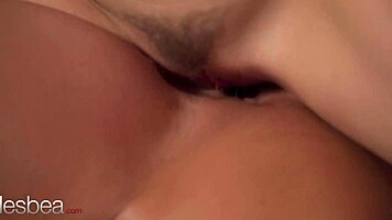 Pretty petite 18+ lesbian Lilly Bella has romantic sex with Czech blonde Lovita Fate