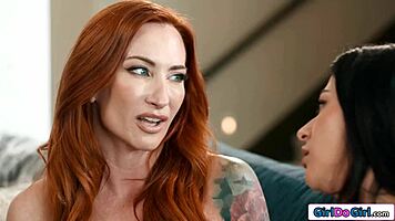 My stepdaughter gives me my first rimjob