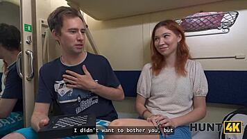hunt4k russian stranger finds a young juicy pussy on the train and fucks her roughly