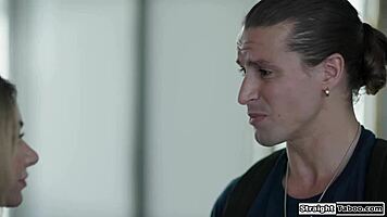 Young Babe Blows Big Cock Deeply