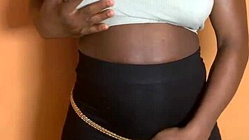 African ebony takes rough back shots