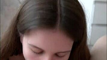 Performing Oral So Well and Swallowing Every Drop After Finishing