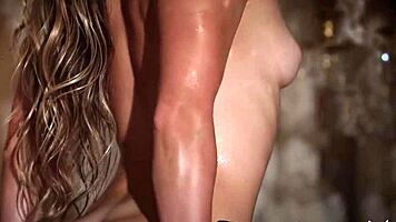 Classy Skinny Brunette Beauty Grace Elizabeth Exposing Her Fresh Pussy