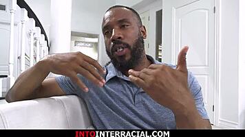 Asian Babysitter Fucked By Big Black Cock