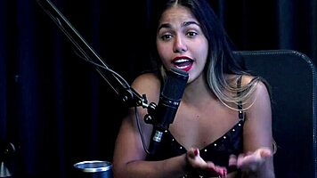 I had a gangbang with brunette in lingerie