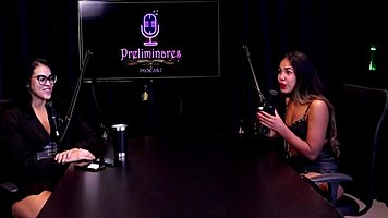 I had a gangbang with brunette in lingerie