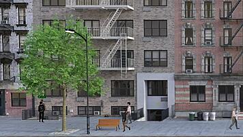 Whoa, that cashier just got an unexpected facial in the 3D hentai game!