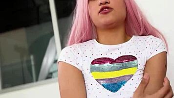 Busty venezuelan fucks very dirty with hunchback 😈