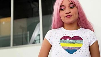 Busty venezuelan fucks very dirty with hunchback 😈