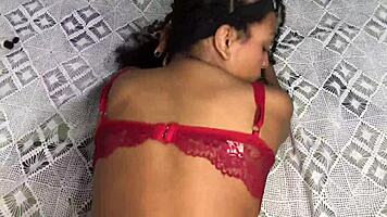 anal creampie - boyfriend fucks my tight asshole with force and cums inside