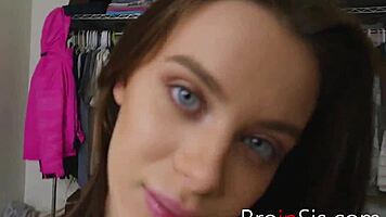 The gorgeous lana with blue eyes has a pervy side