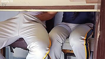 Hot College Girl Plays Forbidden Game, Goes Wild in Class