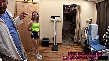 the perv doctor explores serena morgan's petite body in hospital roleplay