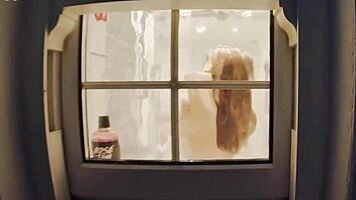 Peeking at Neighbor in Shower