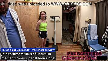 the perv doctor explores serena morgan's petite body in hospital roleplay