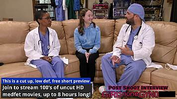 the perv doctor explores serena morgan's petite body in hospital roleplay