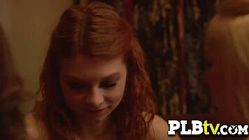 Multiples hands touching her petite body