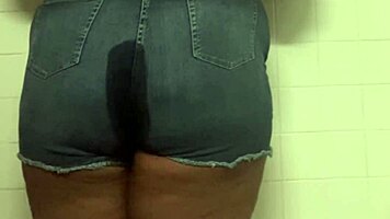 Teen Pees Then Farts In Bathroom