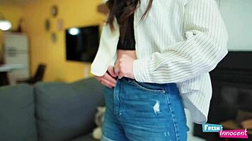 Fresh And Innocent Petite Teen Babe Gets Fucked Over Some Candies