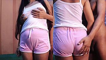 Big tit brunette rough fucking 😈