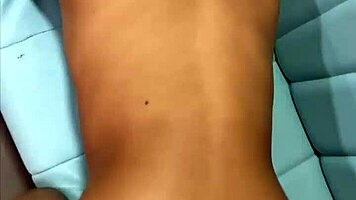 beautiful young woman fucks black cock and gets cum covered