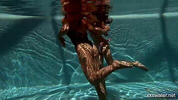 i feel intense underwater passion with serbian and russian lesbos