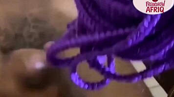 Squirting Queen Grabs Cock