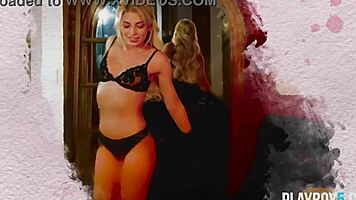 Tight Body Canadian Blonde Playboy Model Gets Naked In A Shower