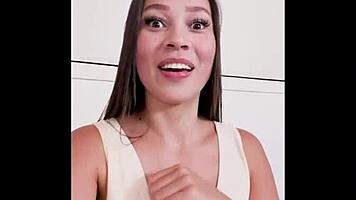 i feel that curvy latina fucking her spying neighbor hard in doggy