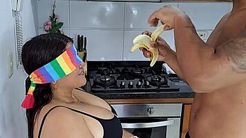 Big Titted Stepmom Delivers Delicious Blowjob Passionately