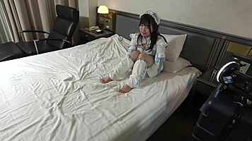 Aspiring Idol Beauty In Cyber Maid Outfit Gets Creampied