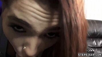 shower teen 18+ shaving and see my orgasm sucking stepbros banana