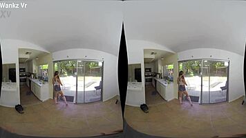 brunette babe carolina sweets babysitter bonus scene