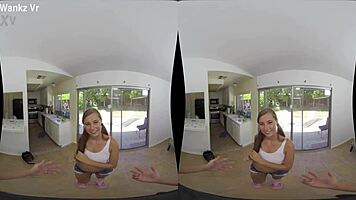 brunette babe carolina sweets babysitter bonus scene