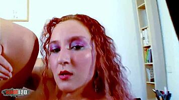 why does young redhead lola bella play the anal teacher in the classroom?