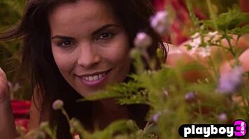 Petite milf natalie costello poses with big tits after black babe jahla