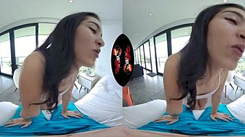 Intense VR Experience Of 18-Year-Old Latina Teen's First Porn Shoot