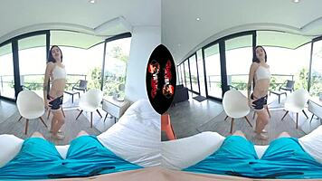 Intense VR Experience Of 18-Year-Old Latina Teen's First Porn Shoot