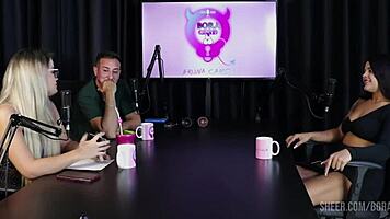 Val Mineirinha's Bora Cast Compilations with Bruna Carlos on Sheer Red