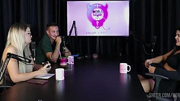 Val Mineirinha's Bora Cast Compilations with Bruna Carlos on Sheer Red