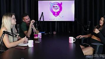 Val Mineirinha's Bora Cast Compilations with Bruna Carlos on Sheer Red