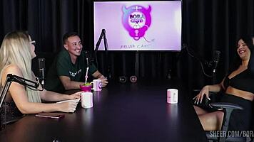 Val Mineirinha's Bora Cast Compilations with Bruna Carlos on Sheer Red