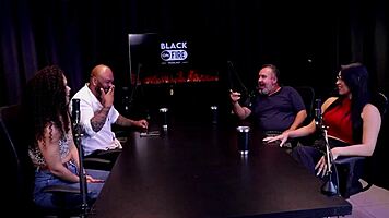 Trans And Man Car Threesome