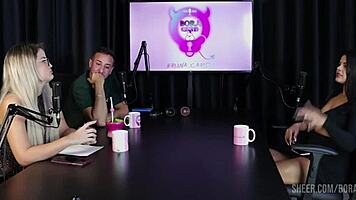 Val Mineirinha's Bora Cast Compilations with Bruna Carlos on Sheer Red