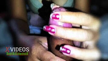 My New Indonesian Maid Demonstrates Clever Hand Techniques in Homemade Amateur Video